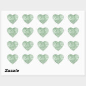 Muzikale noten waterverf hart sticker (Vel)