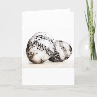 Muzikale Paaseieren Feestdagen Kaart