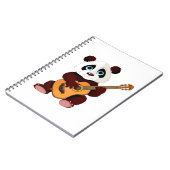 muzikale panda notitieboek (Linkerzijde)