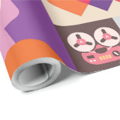 Muzikale pop kunst cadeaupapier (Rol Hoek)