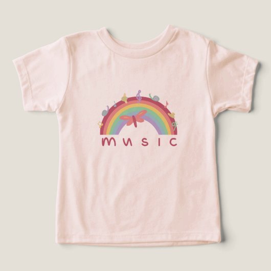 Muzikale regenboog voor kinderen (Design voorkant)