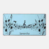 Muzikale Score Design Desk Mat (Voorkant)