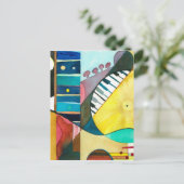 Muzikale serie - Gitaar Tracks Briefkaart (Staand voorkant)