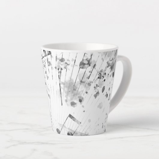 Muzikale Sfeer 1 Latte Mok (Rechterhoek)