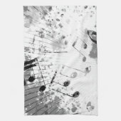 Muzikale Sfeer 1 Theedoek (Verticaal)