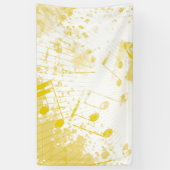 Muzikale Sfeer 2 Spandoek (Verticaal)