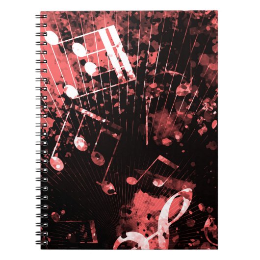 Muzikale Sfeer 4 Notitieboek (Voorkant)