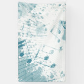 Muzikale Sfeer 5 Spandoek (Verticaal)