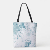 Muzikale Sfeer 5 Tote Bag (Achterkant)