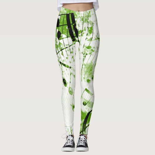 Muzikale Sfeer 7 Leggings (Voorkant)