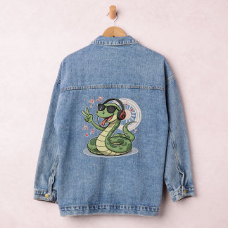 Muzikale Snake Vibes Denim Jacket