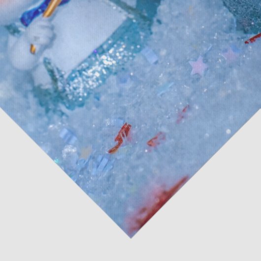 Muzikale Sneeuw Mensen Tissue Papier (Detail)