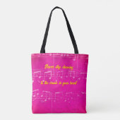 Muzikale stappen - Cha-Cha-Charming Tas (Achterkant)