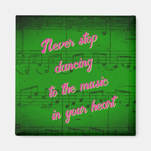 Muzikale stappen - Forest Fanfare-magneet Magneet (Voorkant)