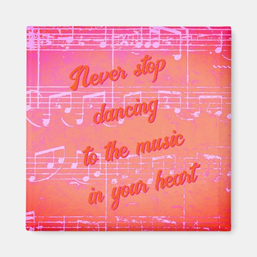 Muzikale Stappen - Mango Tango Magneet (Voorkant)