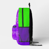 Muzikale stappen - Royal Dance Backpack Bedrukte Rugzak (Rechts)