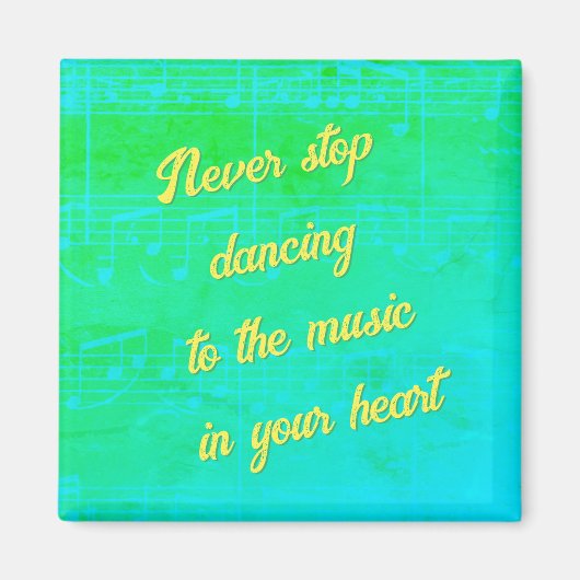 Muzikale stappen - Seaside Sway Magnet (Voorkant)