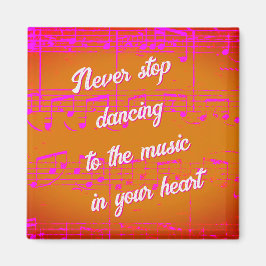 Muzikale stappen - Sunset Samba magneet