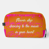 Muzikale stappen - Sunset Samba Travel Toilettas Toilettasje (Voorkant)