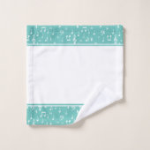 muzikale symbolen badhanddoek set bad handdoek (Wasdoekje)