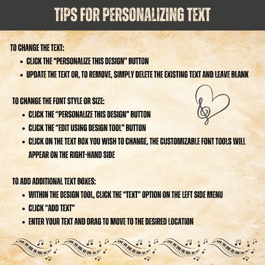 Muzikale Symfonie Zwart en Tan Piano Rugzak