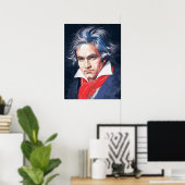 Muzikale titanen: Beethoven Poster (Thuiskantoor)