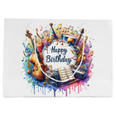 Muzikale verjaardag groot cadeauzakje (Achterkant)