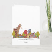 "muzikale verjaardag " kaart (Achterkant)