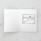 "muzikale verjaardag " kaart (Binnen)