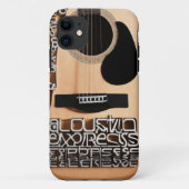 Muzikale versie: Gitaar Harmony Case-Mate iPhone Case (Achterkant)