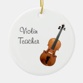 Muzikale vioolleraar Klassieke muziek Keramisch Ornament (Voorkant)