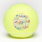 Muzikale Vogel Tennisballen (Voorkant)