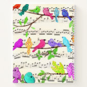Muzikale Vogels Notitieboek (Achterkant)