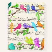 Muzikale Vogels Notitieboek (Voorkant)