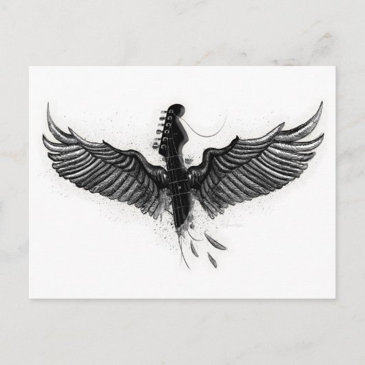 Muzikale vrijheid briefkaart (Voorkant)