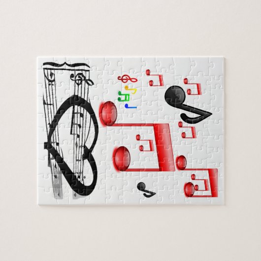 Muzikans Jigzaag Puzzle Legpuzzel (Horizontaal)