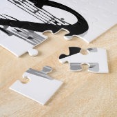 Muzikans Jigzaag Puzzle Legpuzzel (Zijkant)