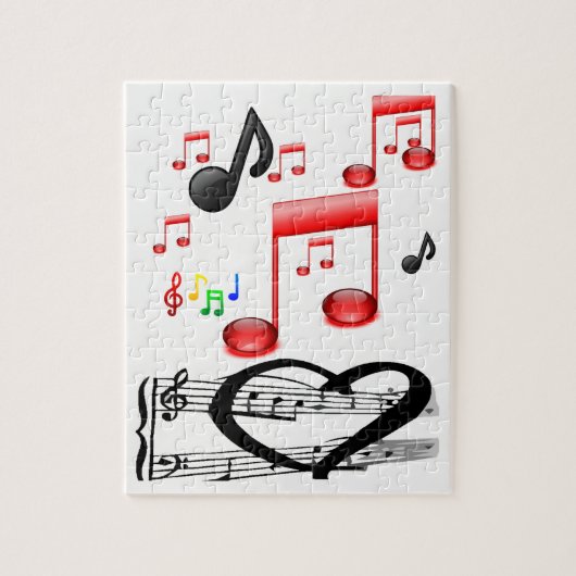 Muzikans Jigzaag Puzzle Legpuzzel (Verticaal)