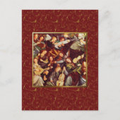 Muzikant Angels. Briefkaarten voor fijne kerst (Voorkant)