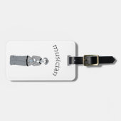 muzikant bagagelabel (Voorkant horizontaal)