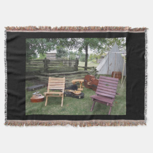 Muzikant Band Camp Throw Blanket Deken