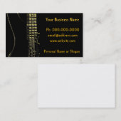 Muzikant, band, visitekaartje voor instrumenten (Voorkant / Achterkant)