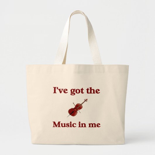 Muzikant-Canvas tas (Voorkant)