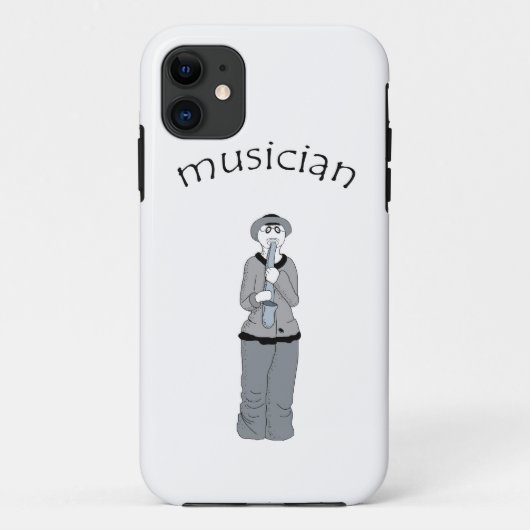 muzikant Case-Mate iPhone case (Achterkant)