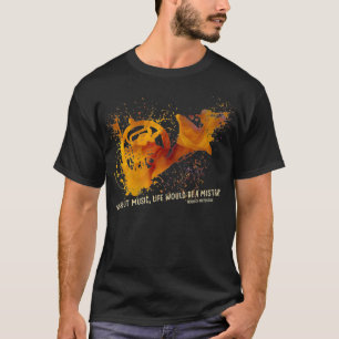 Muzikant citaat met Franse hoorn T-shirt