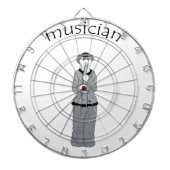 muzikant dartbord (Voorkant)