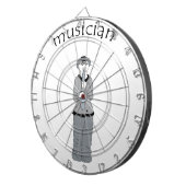 muzikant dartbord (Voorkant Rechts)