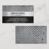 Muzikant - Diamond Metal Bord Visitekaartje (Voorkant / Achterkant)