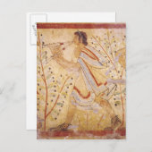 Muzikant die de Pijpen speelt Briefkaart (Voorkant / Achterkant)