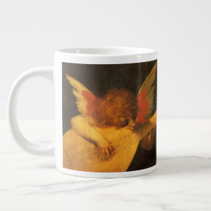 Muzikant Engel die Luit Speelt door Rosso Fiorenti Grote Koffiekop